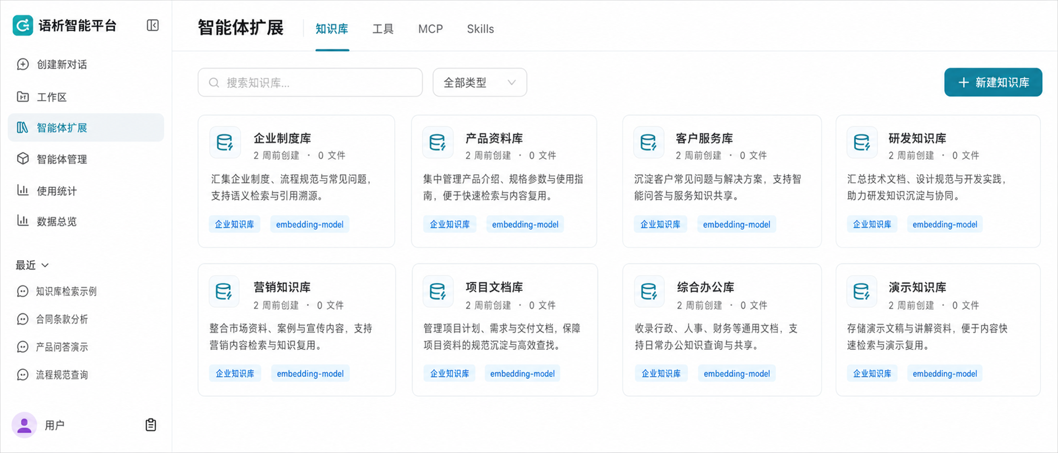 语析智能平台知识库与治理